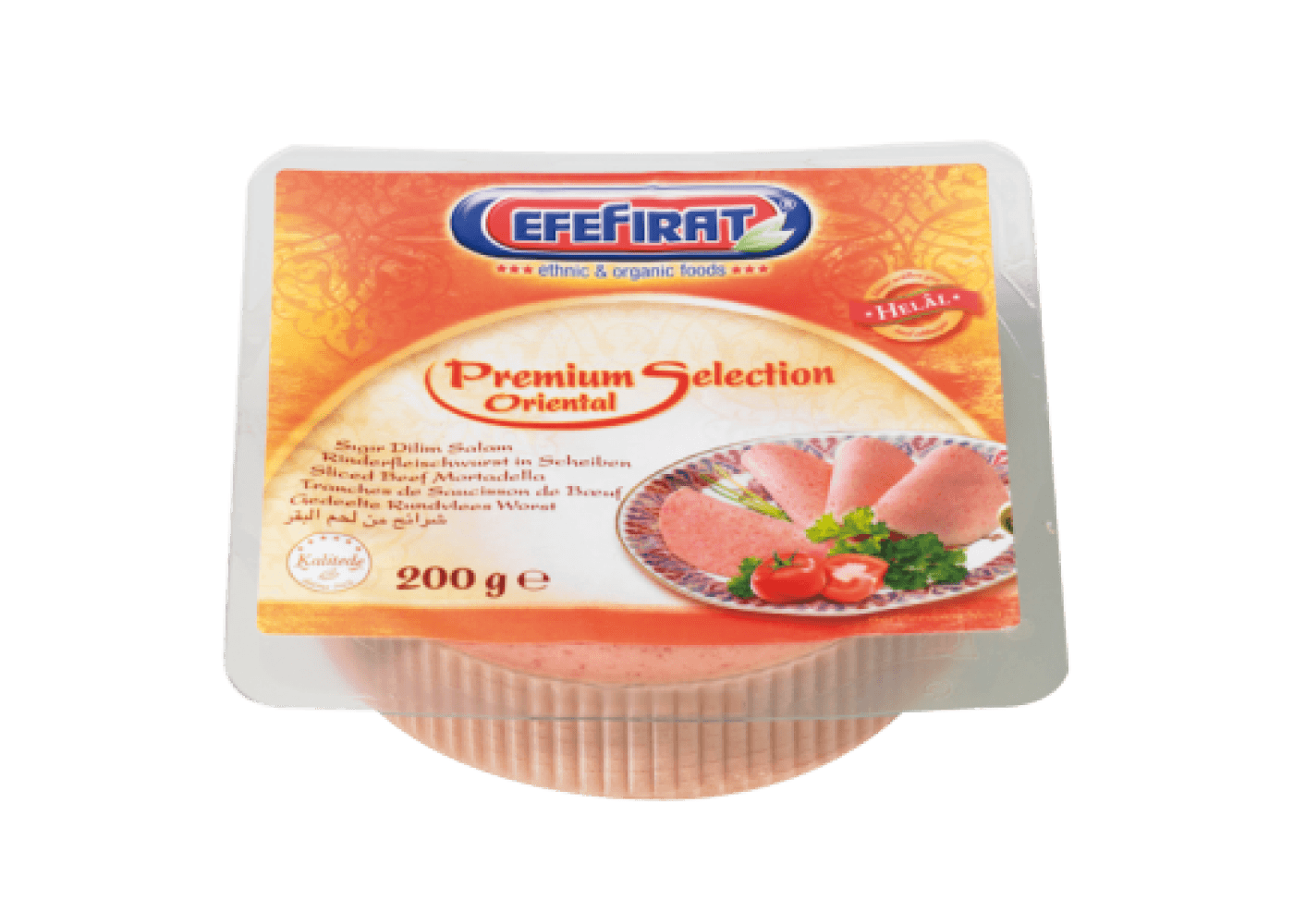 Rinderfleischwurst in Scheiben